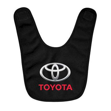 Black Toyota Fleece Baby Bib™