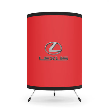 Red Lexus Tripod Lamp with High-Res Printed Shade, US\CA plug™