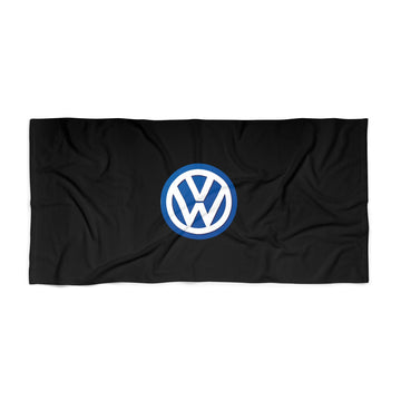 Black Volkswagen Beach Towel™