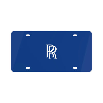 Dark Blue Rolls Royce License Plate™