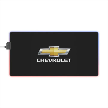Black Chevrolet LED Gaming Mouse Pad™