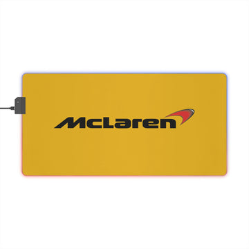 Yellow McLaren LED Gaming Mouse Pad™