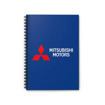 Dark Blue Mitsubishi Spiral Notebook - Ruled Line™