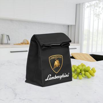 Black Lamborghini Polyester Lunch Bag™
