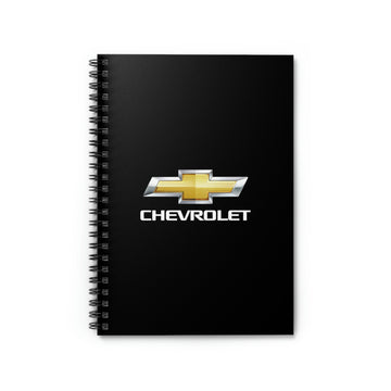Black Chevrolet Spiral Notebook - Ruled Line™