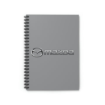 Grey Mazda Spiral Notebook - Ruled Line™