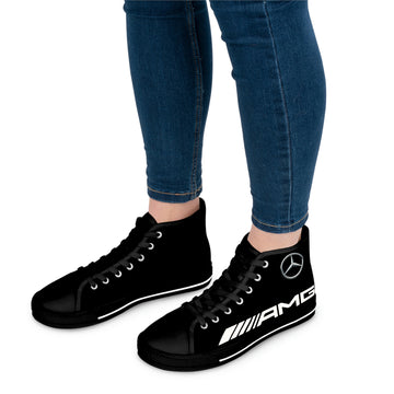 Women's Black Mercedes High Top Sneakers™