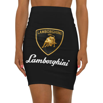 Women's Black Lamborghini Mini Skirt™