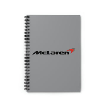 Grey McLaren Spiral Notebook - Ruled Line™