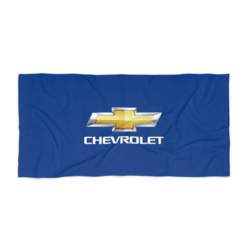 Dark Blue Chevrolet Beach Towel™