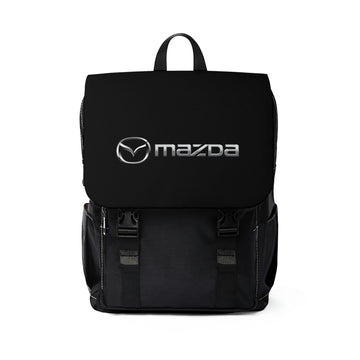 Unisex Black Mazda Casual Shoulder Backpack™