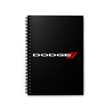 Black Dodge Spiral Notebook™