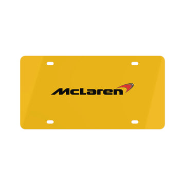 Yellow Mclaren License Plate™