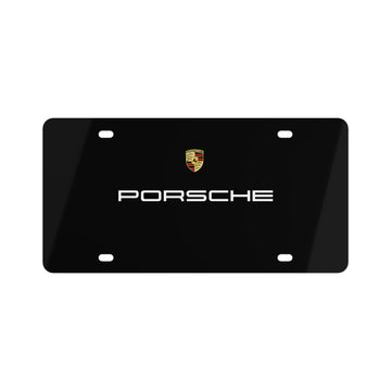 Porsche Black License Plate™