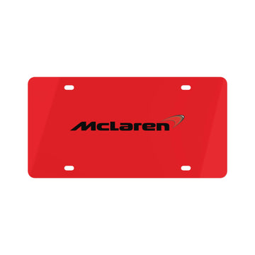 Red Mclaren License Plate™