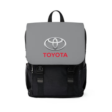 Unisex Grey Toyota Casual Shoulder Backpack™