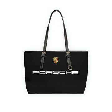 Black Leather Shoulder Porsche Bag™