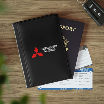 Black Mitsubishi Passport Cover™