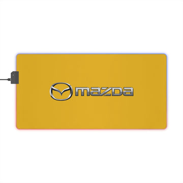 Yellow Mazda LED Gaming Mouse Pad™