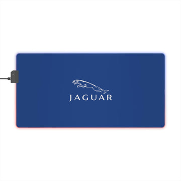 Dark Blue Jaguar LED Gaming Mouse Pad™