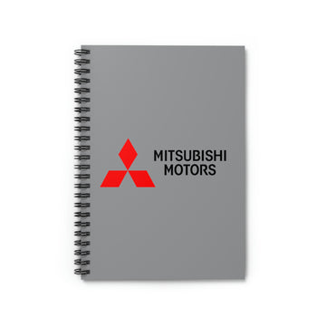 Grey Mitsubishi Spiral Notebook - Ruled Line™