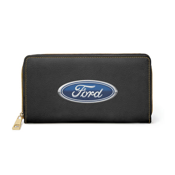 Black Ford Zipper Wallet™