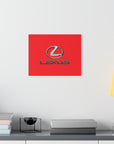 Red Lexus Acrylic Prints (French Cleat Hanging)™