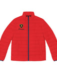 Men's Red Lamborghini Puffer Jacket