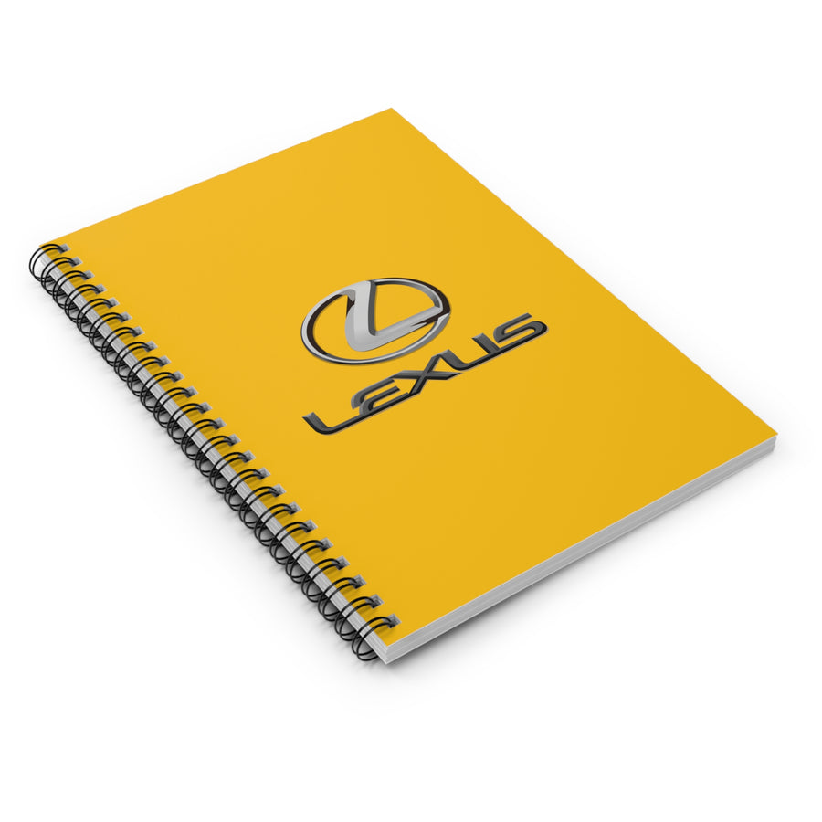 Yellow Lexus Spiral Notebook - Ruled Line™