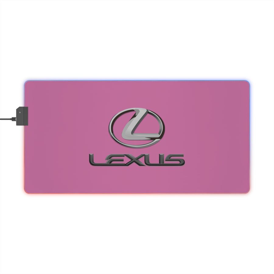 Light Pink Lexus LED Gaming Mouse Pad™
