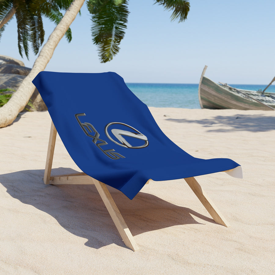 Dark Blue Lexus Beach Towel™