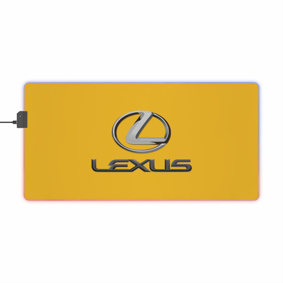 Yellow Lexus LED Gaming Mouse Pad™