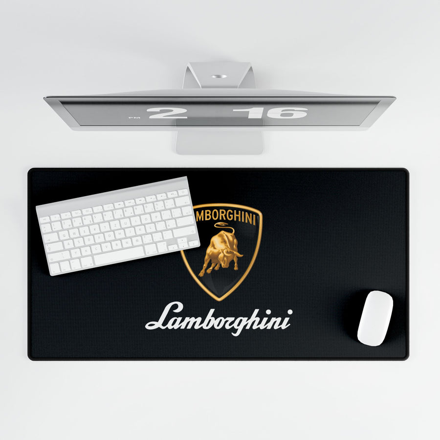 Black Lamborghini Desk Mats