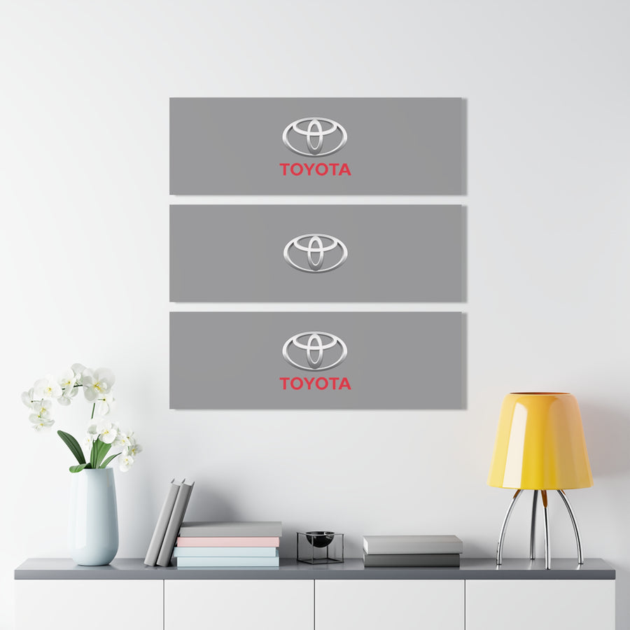 Grey Toyota Acrylic Prints (Triptych)™