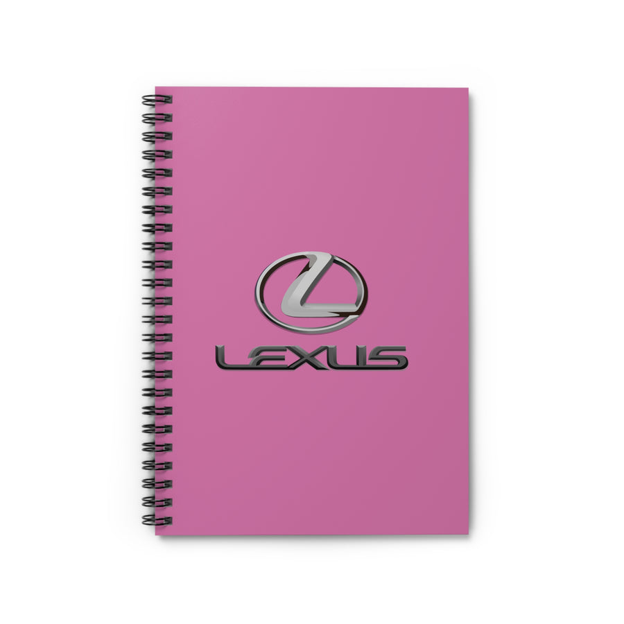 Light Pink Lexus Spiral Notebook - Ruled Line™