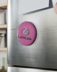 Light Pink Lexus Button Magnet, Round (10 pcs)™