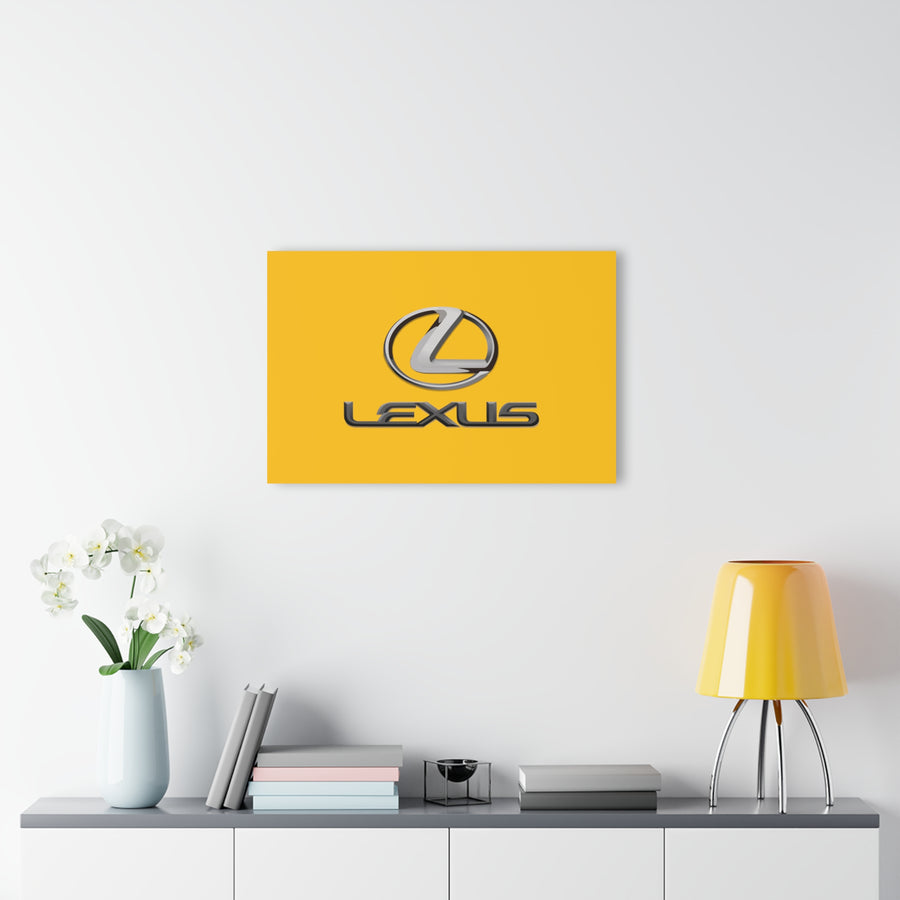 Yellow Lexus Acrylic Prints (French Cleat Hanging)™