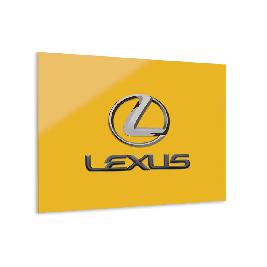 Yellow Lexus Acrylic Prints (French Cleat Hanging)™