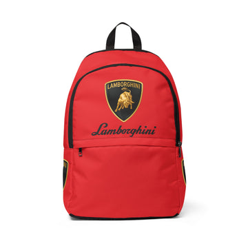 Unisex Red Lamborghini Backpack