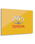 Yellow Toyota Acrylic Prints (French Cleat Hanging)™