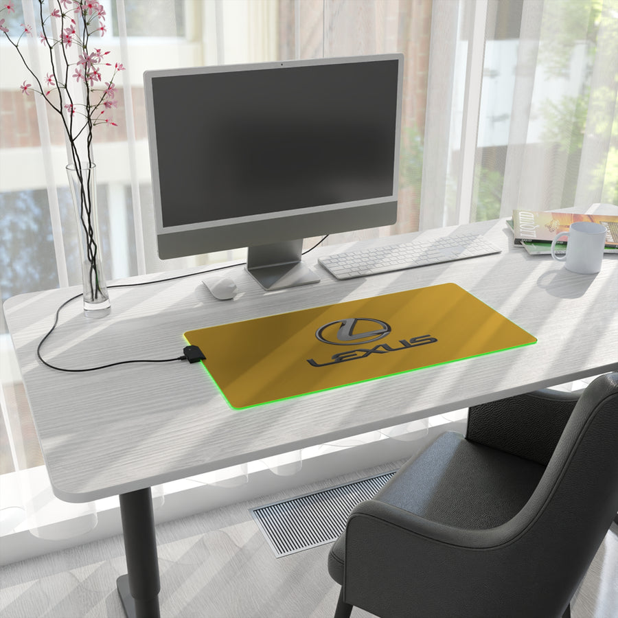 Yellow Lexus LED Gaming Mouse Pad™