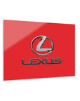 Red Lexus Acrylic Prints (French Cleat Hanging)™