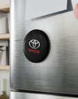 Black Toyota Button Magnet, Round (10 pcs)™