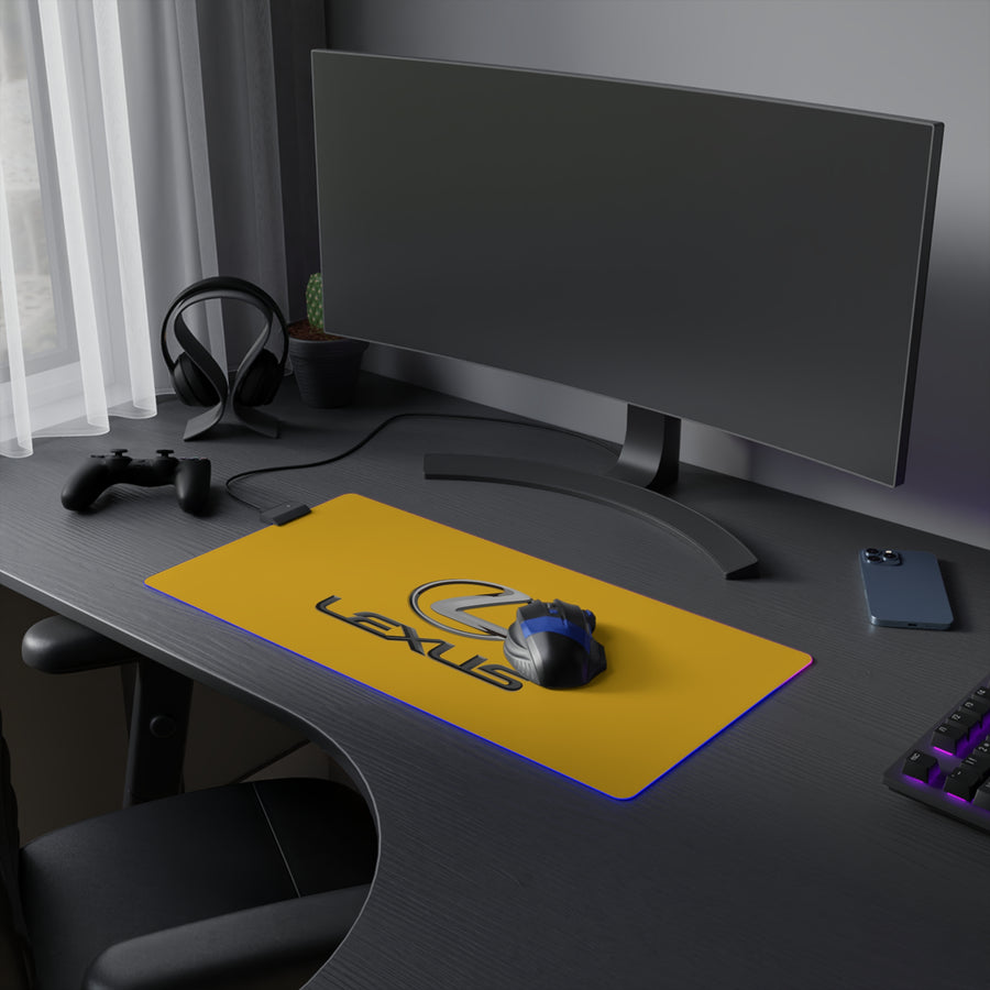 Yellow Lexus LED Gaming Mouse Pad™