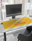 Yellow Toyota LED Gaming Mouse Pad™