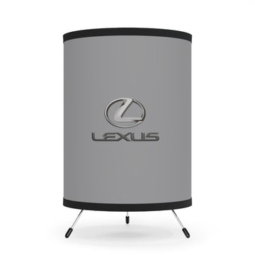 Grey Lexus Tripod Lamp with High-Res Printed Shade, US\CA plug™