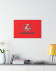 Red Lexus Acrylic Prints (French Cleat Hanging)™