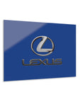 Dark Blue Lexus Acrylic Prints (French Cleat Hanging)™