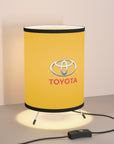 Yellow Toyota Tripod Lamp with High-Res Printed Shade, US\CA plug™