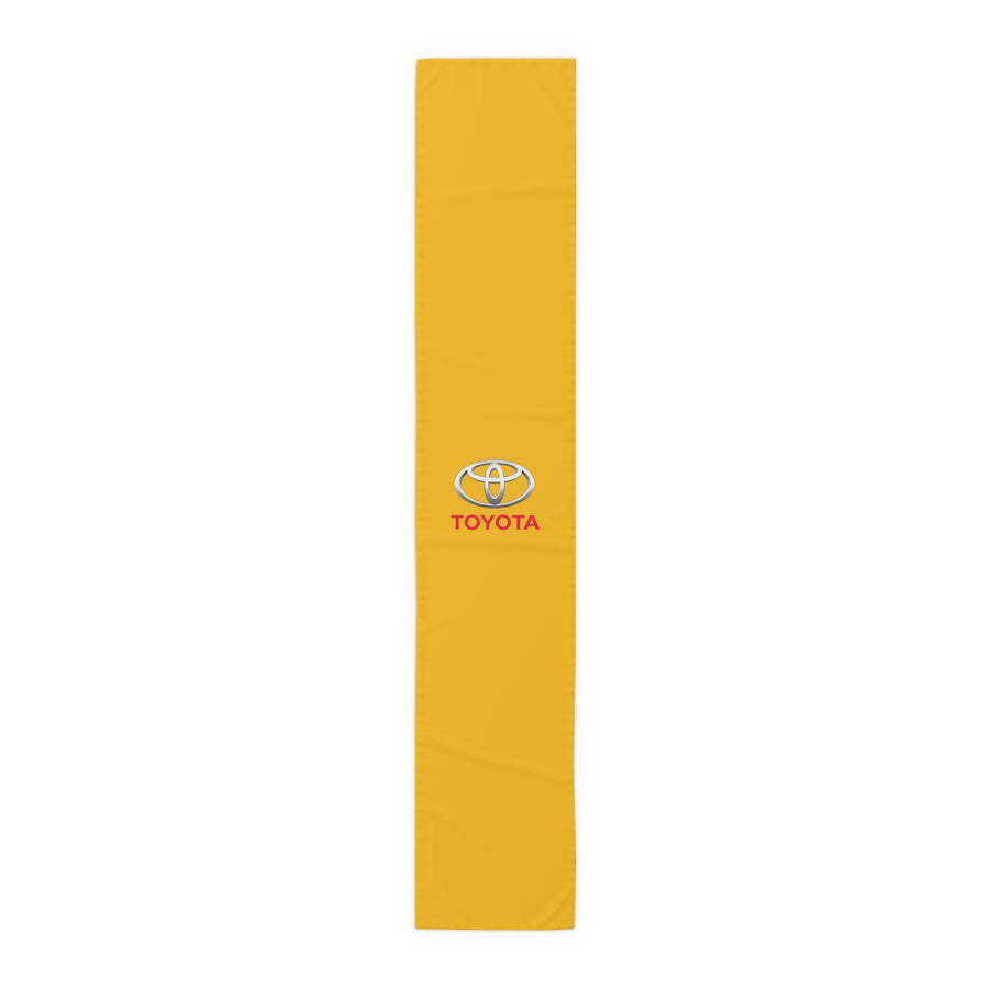 Yellow Toyota Table Runner (Cotton, Poly)™